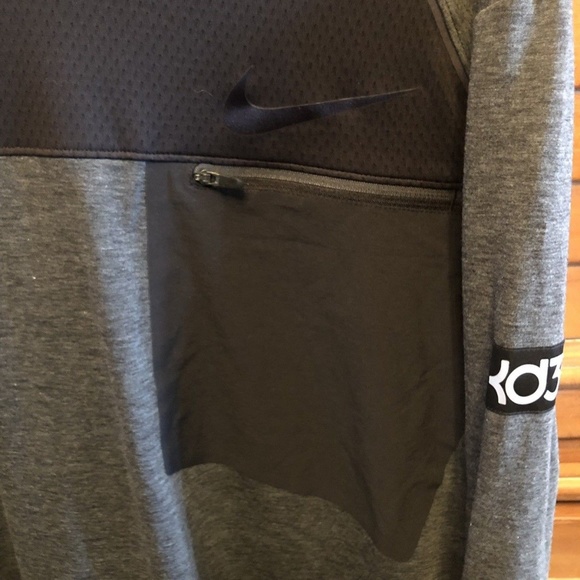 NIKE MENS KD 3/4 SLEEVE BASKETBALL MVP TOP XLT - Picture 2 of 5